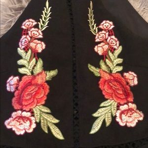 Beautiful Embroidered Romper.